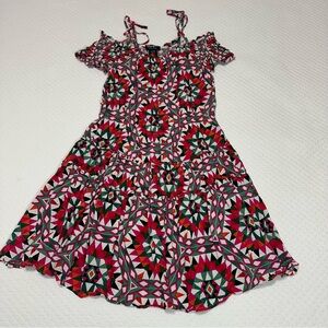 Wrangler Retro Dress with Kaleidoscope Pattern Sz M